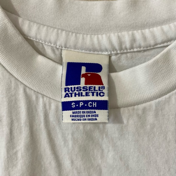 Russel Athletic Women’s Mid-Crop Graphic Tee Shirt - Picture 3 of 4